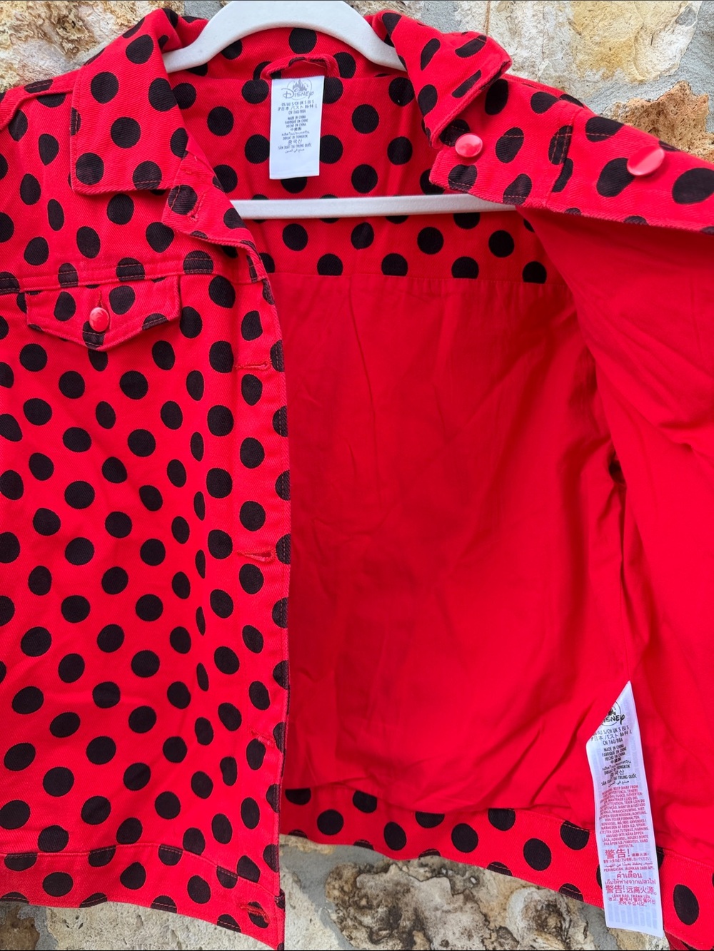 Disney jacket Minnie Mouse polka dot twill jacket - Picture 3 of 14